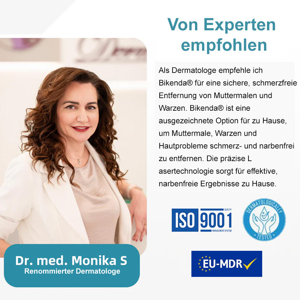💙Bikenda® Nicht-invasiver Laser-Stift für Muttermale und Warzen – Schmerzfrei, narbenfrei, sicher | Dermatologisch geprüft