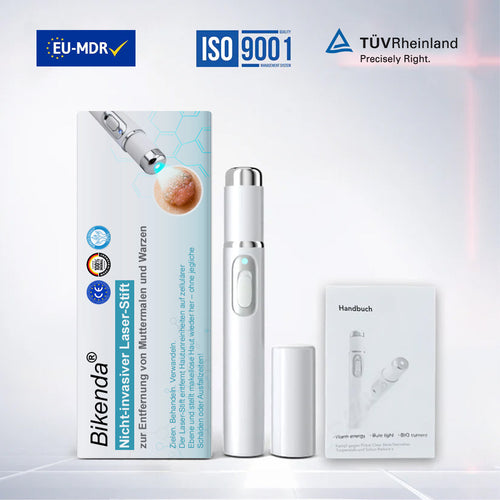 💙Bikenda® Nicht-invasiver Laser-Stift für Muttermale und Warzen – Schmerzfrei, narbenfrei, sicher | Dermatologisch geprüft
